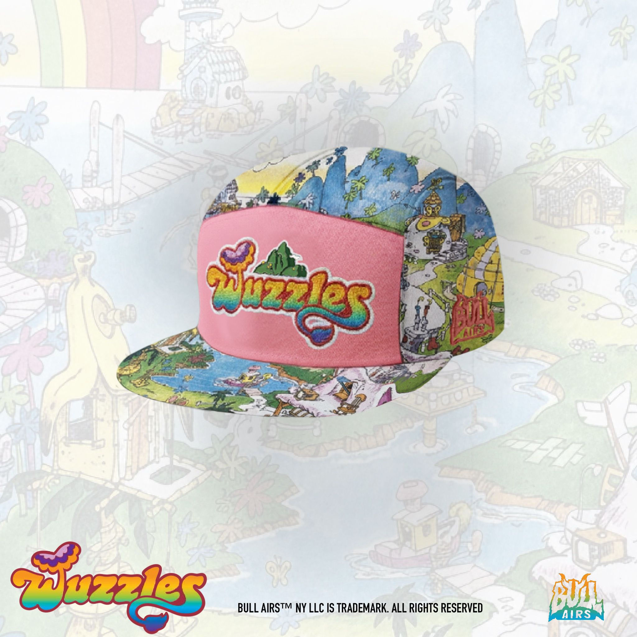 Wuzzles Story Book Island • 5-Panel Hat