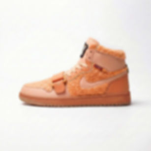 Orange Creamsicle - LaBULLbu - Big Energy - Custom AJ1 Themed High Top