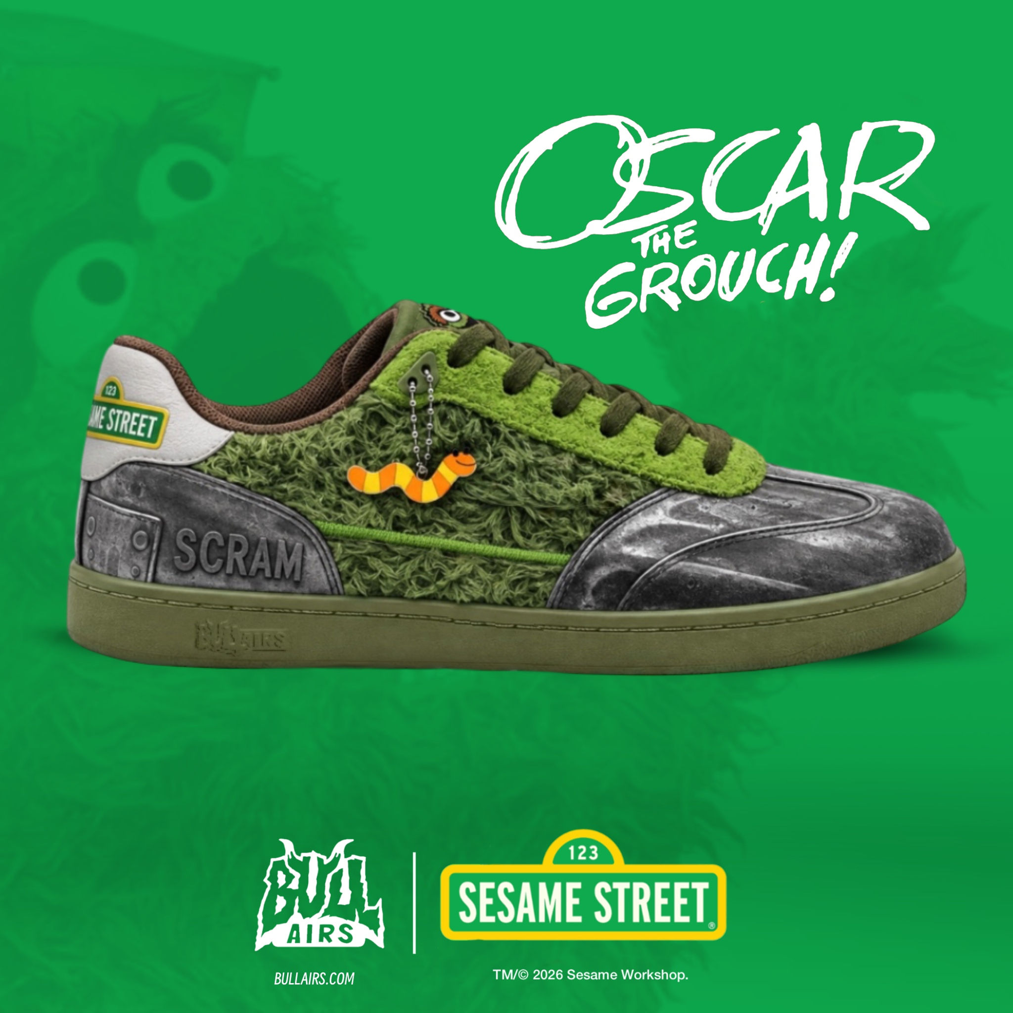 Sesame Street © - Oscar the Grouch Low Top Toro