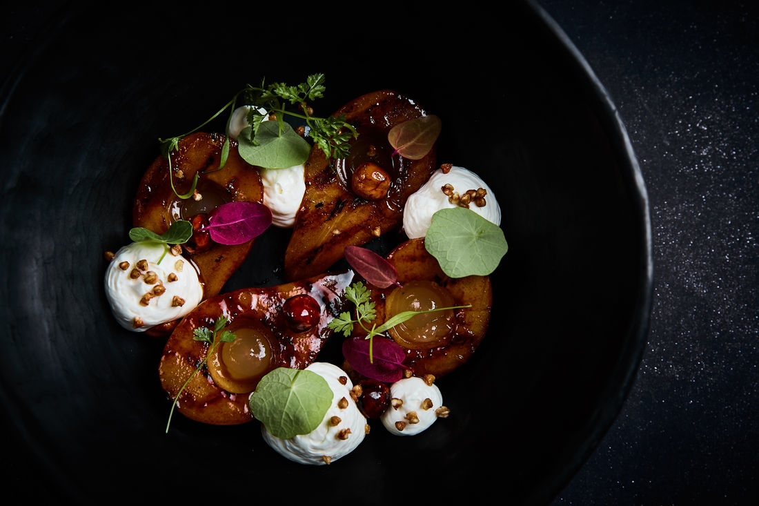 Goat's cheese course