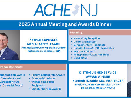 2025 ACHE NJ Annual Meeting