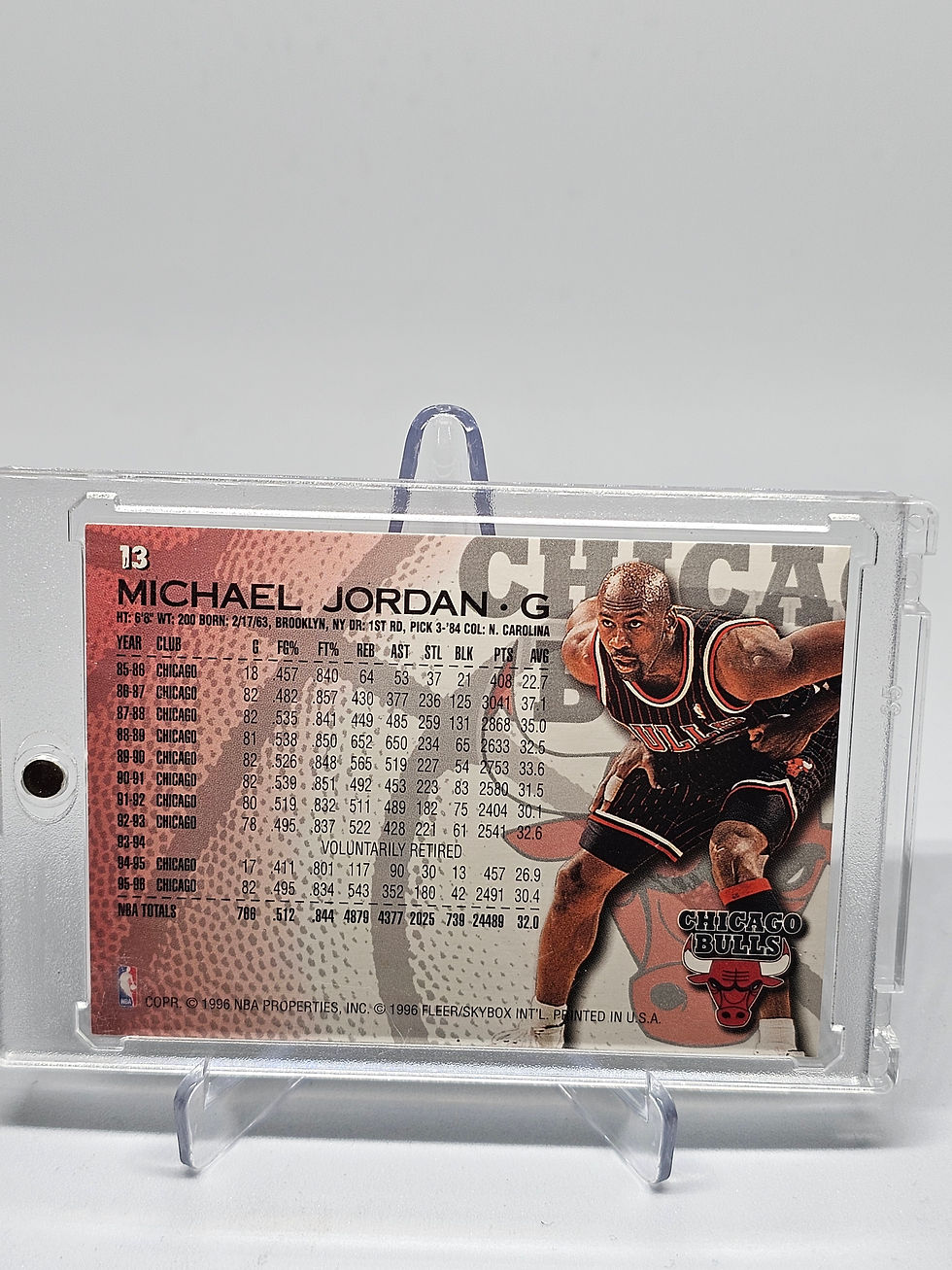 Thumbnail: Michael Jordan 1996-97 Fleer #13