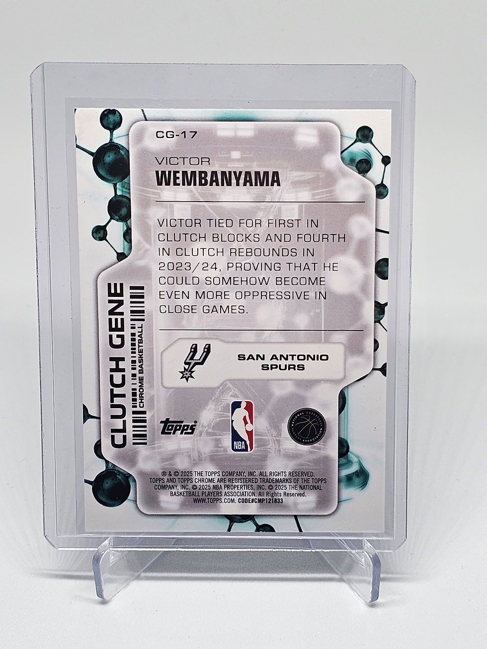 Thumbnail: Victor Wembanyama Topps Clutch Gene