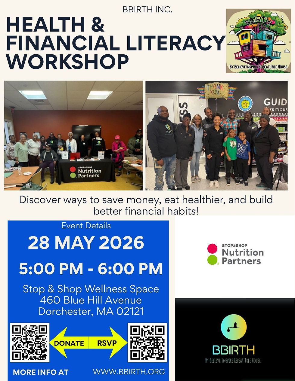 BBIRTH Health & Financial Literacy Workshop