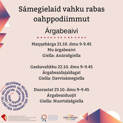 Giellavahku buohkaide rabas oahppodiimmut leat vuot boađi boađi – temán lea árgabeaivi