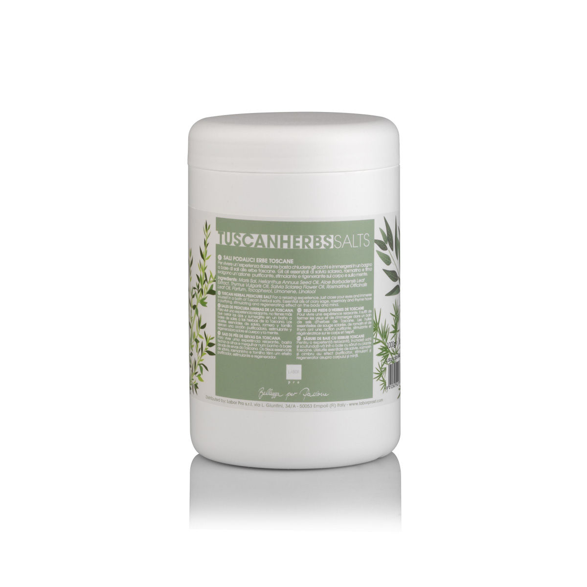LABOR Sali Podalici per Piedi Scented Salts alle Erbe Toscane 1000g H043