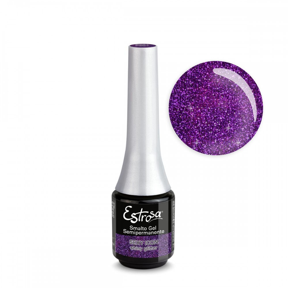ESTROSA Smalto Semipermanente 7 ml SEXY ICON SHINY GLITTER 7981