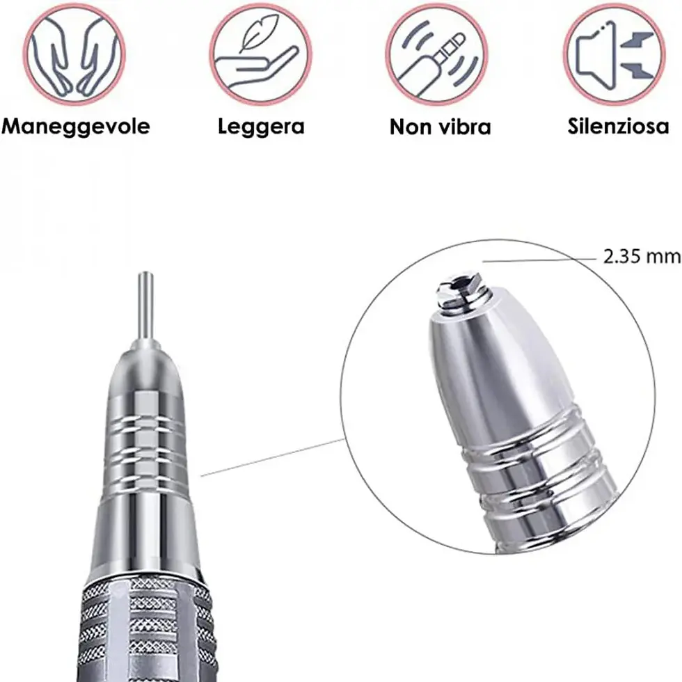 Miniatura: FORNAILS Fresa Elettrica Multifunzione Touch Screen 35.000 RPM