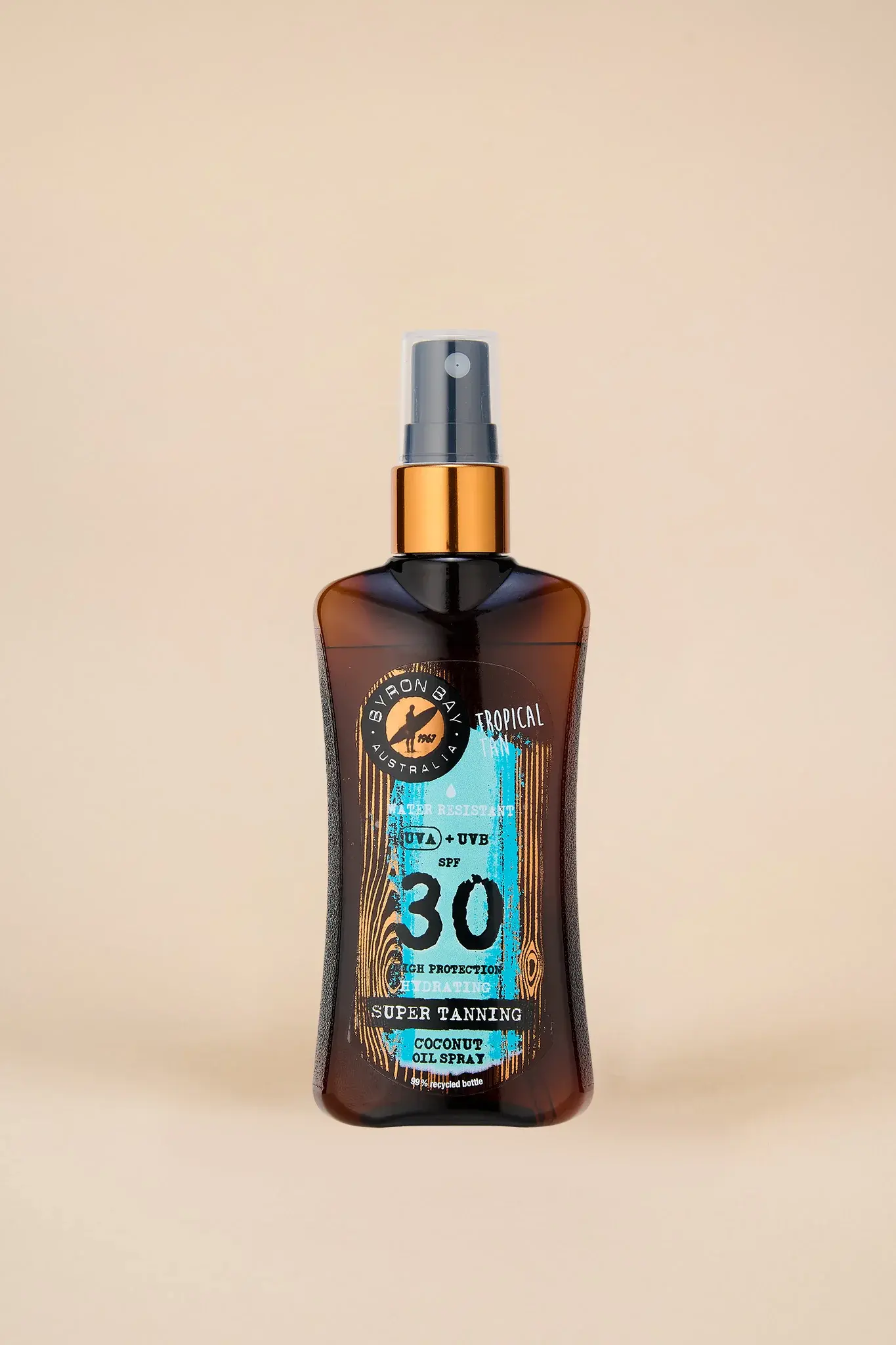 BYRON BAY Olio Super Abbronzante al Cocco Formato da Viaggio SPF 30