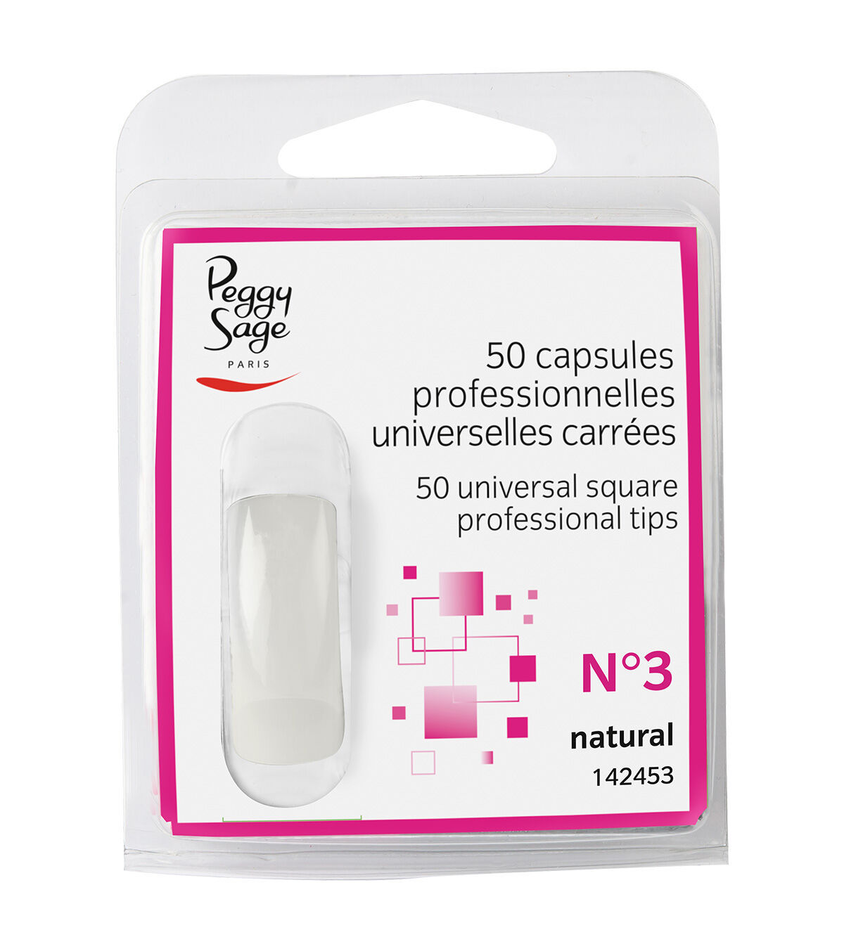PEGGY SAGE Quadrati Universali N.3 con 50 Capsule - Naturali