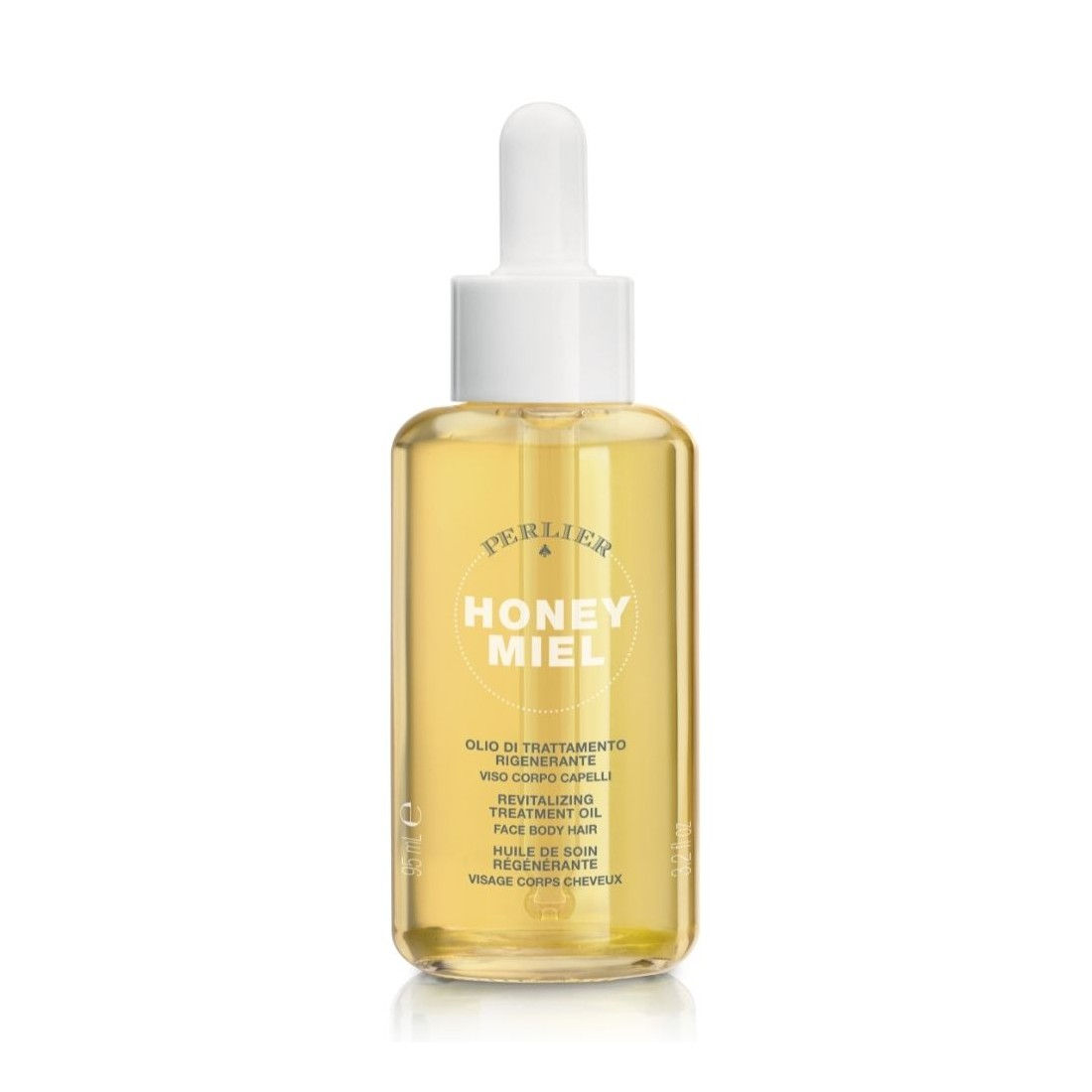 PERLIER HONEY MIEL Olio di Trattamento Rigenerante per Viso, Corpo e Capelli