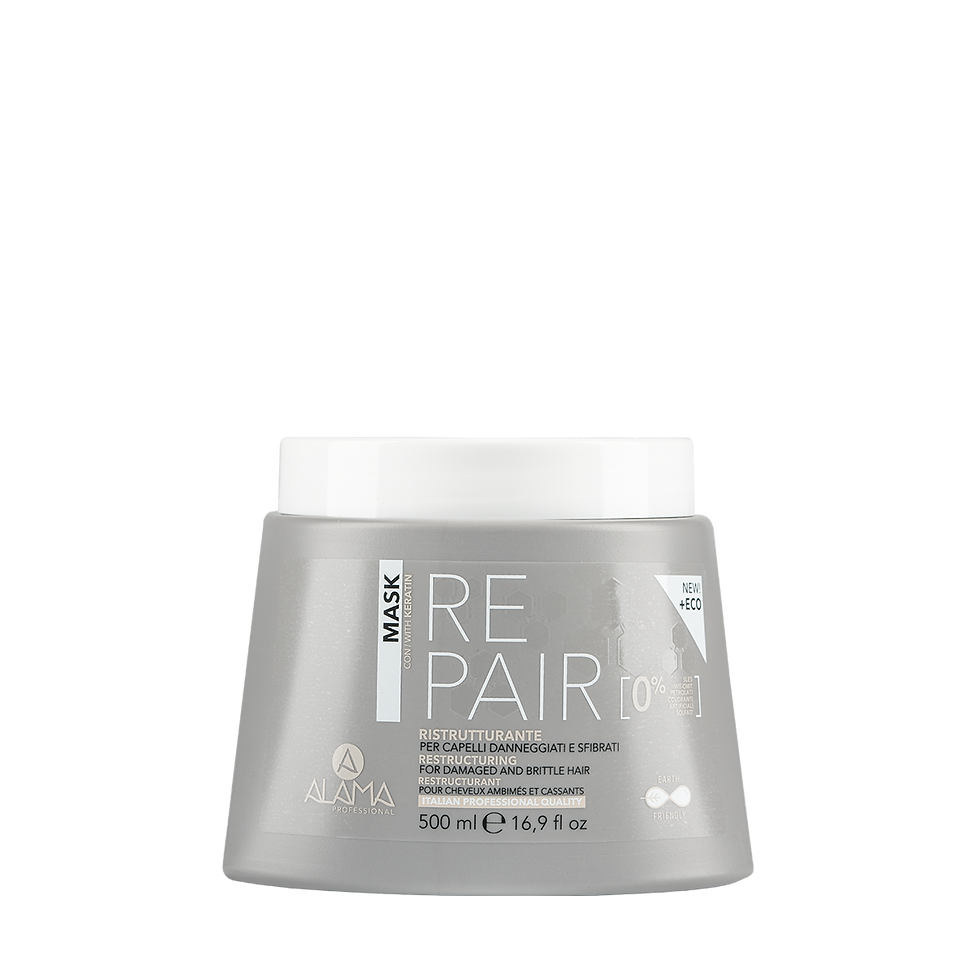 ALAMA REPAIR Maschera Ristrutturante per Capelli Danneggiati e Sfibrati 500ml