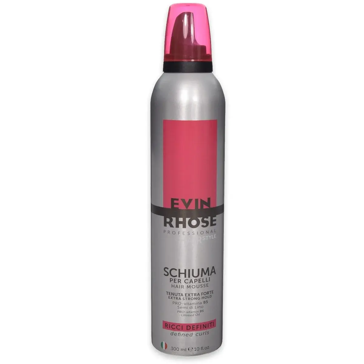 EVIN RHOSE Mousse per Capelli Ricci Definiti Tenuta Extra Forte 300ml