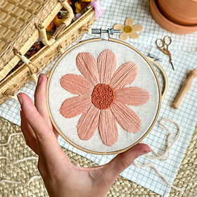Borduurpakket - Borduren Beginners - Punch Needle - Bloem Mix Borduurpakket - Borduren Beginners - Punch Needle - Bloem Mix