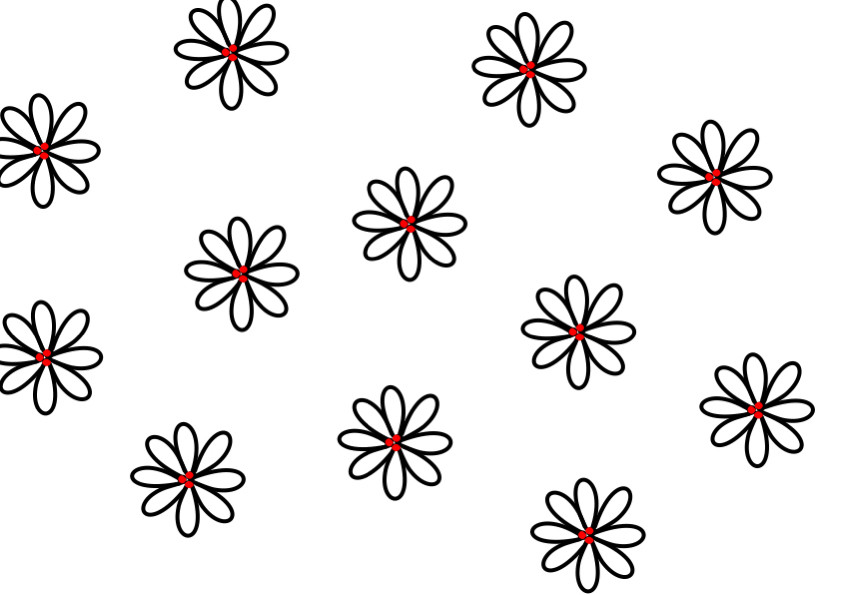gratis borduurpatroon bloemen