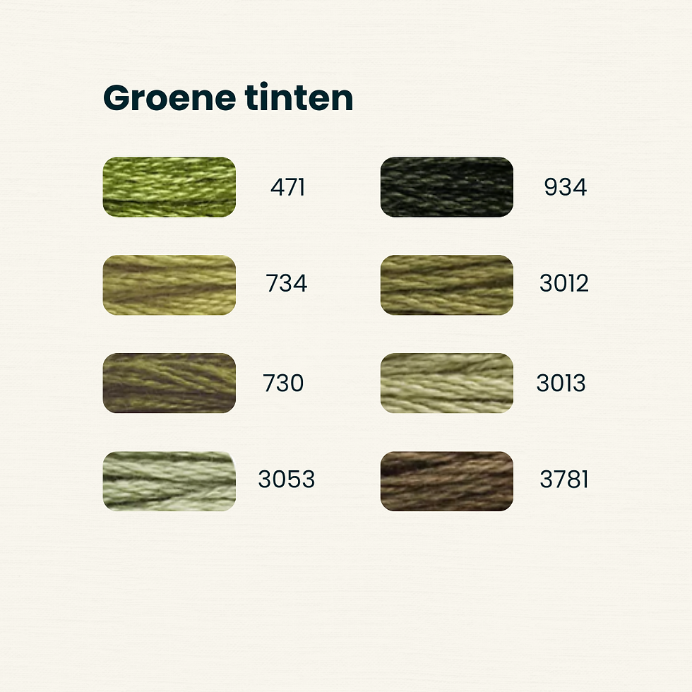 Thumbnail: borduurgaren groen