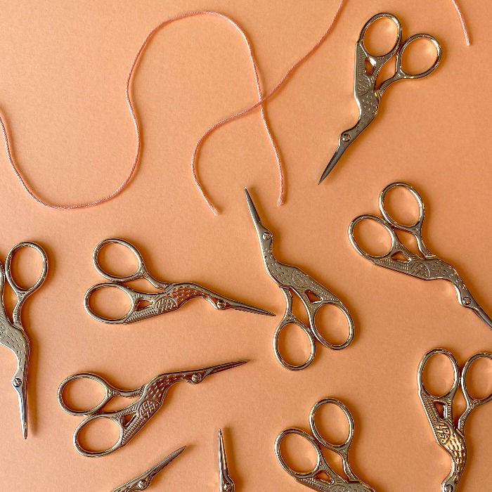 Thumbnail: borduurschaartje ooievaar