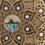 Thumbnail: Grateful Dead Cats Under the Stars Layered Mandala in Oak