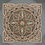 Thumbnail: Grateful Dead Stealie Terrapin Lightning Bolt Layered Square Mandala in Mahogany
