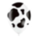11" Cow Pattern Latex Balloon