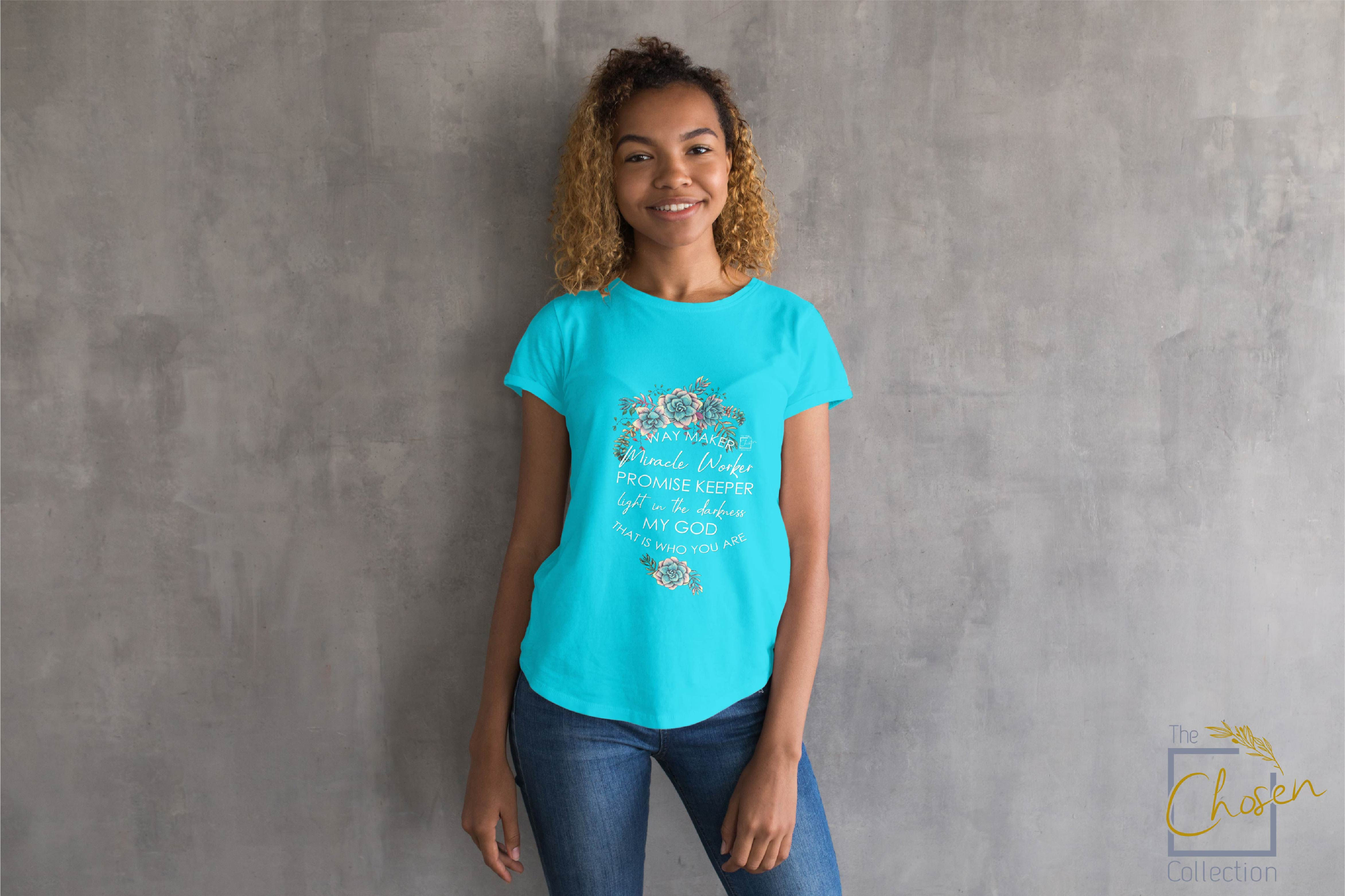 Miracle Worker Turquoise - Tshirt