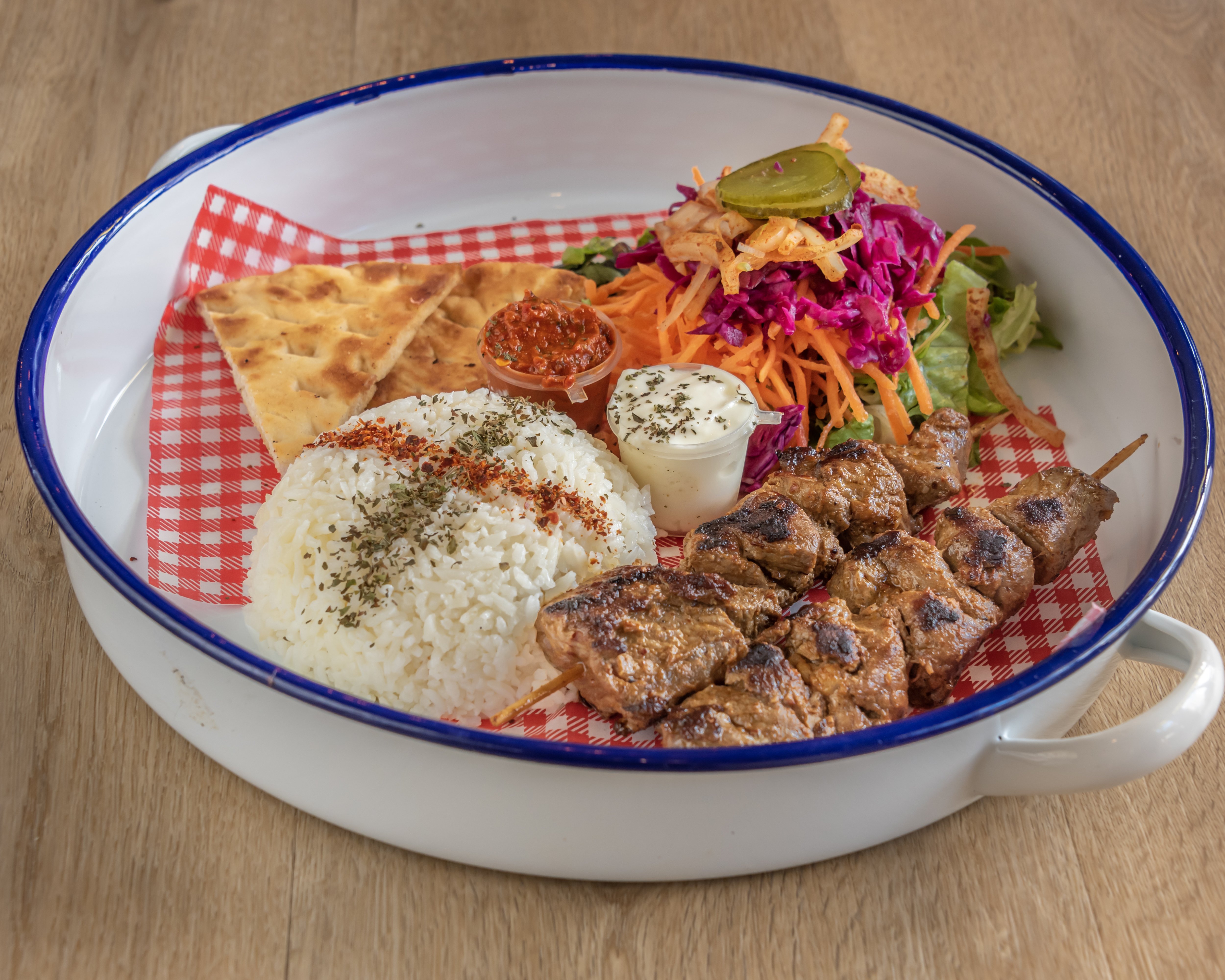 Arranged Food and Objects