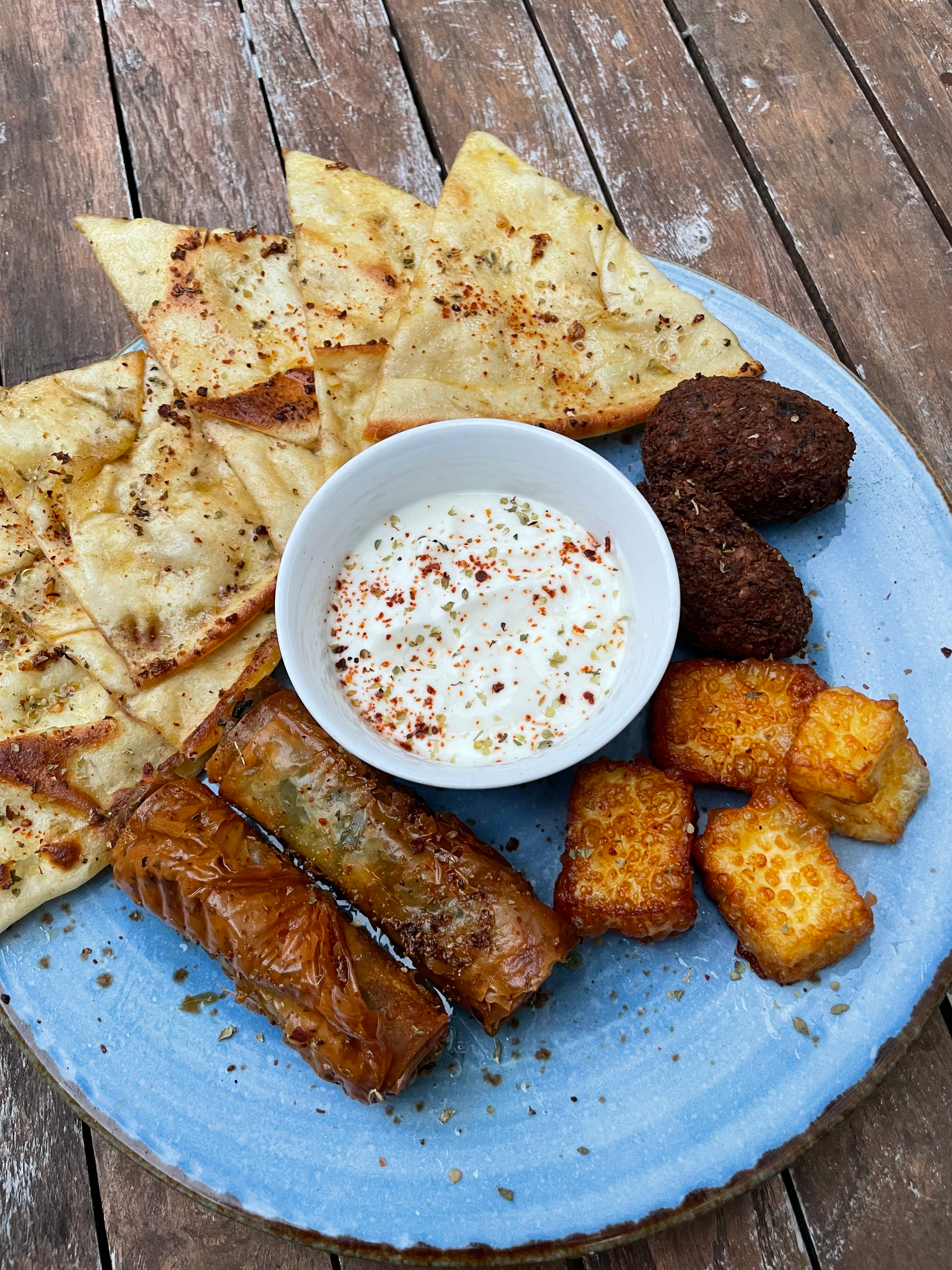 Arranged Food and Objects