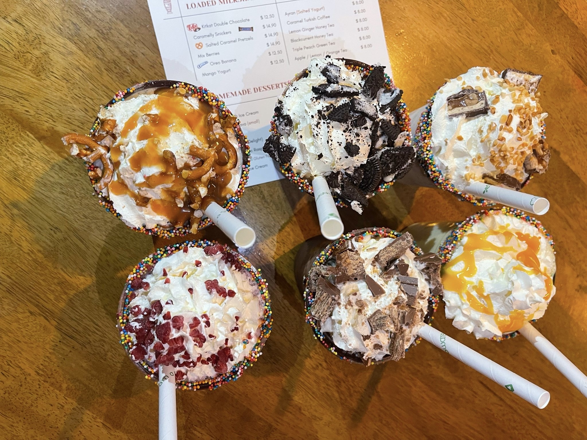 Arranged Food and Objects