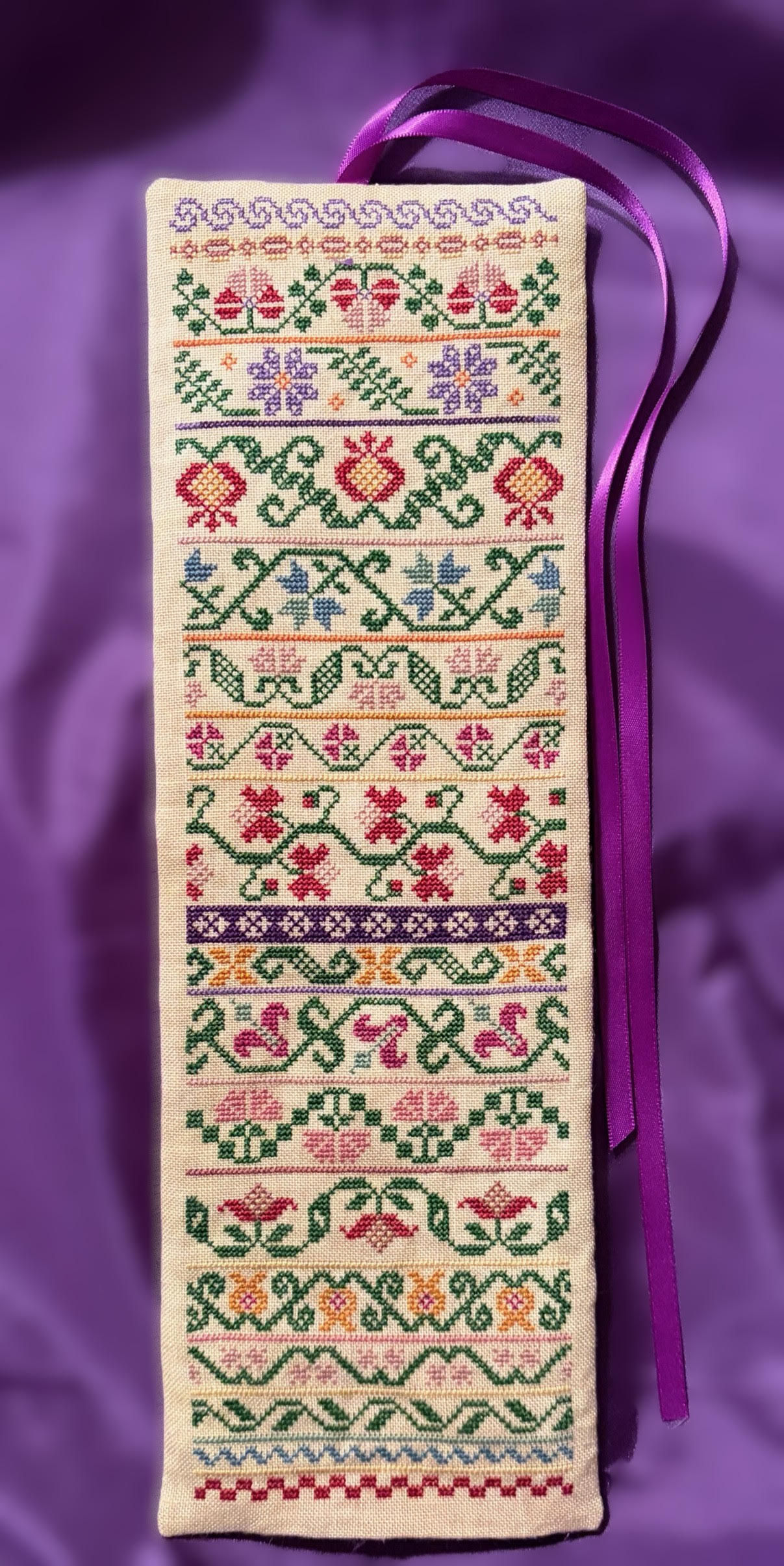 In Bright and Merry Order A Band Sampler Needle Roll by My Sister's Sampler