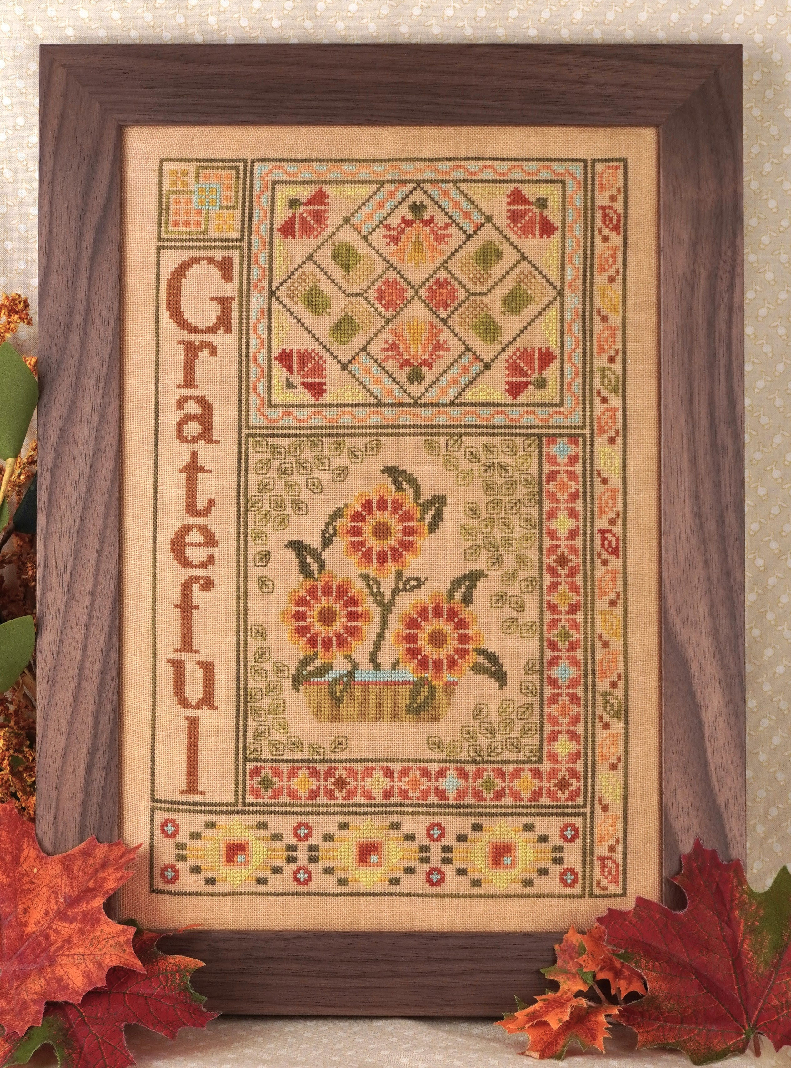 Grateful chart by Wildflower Stitching