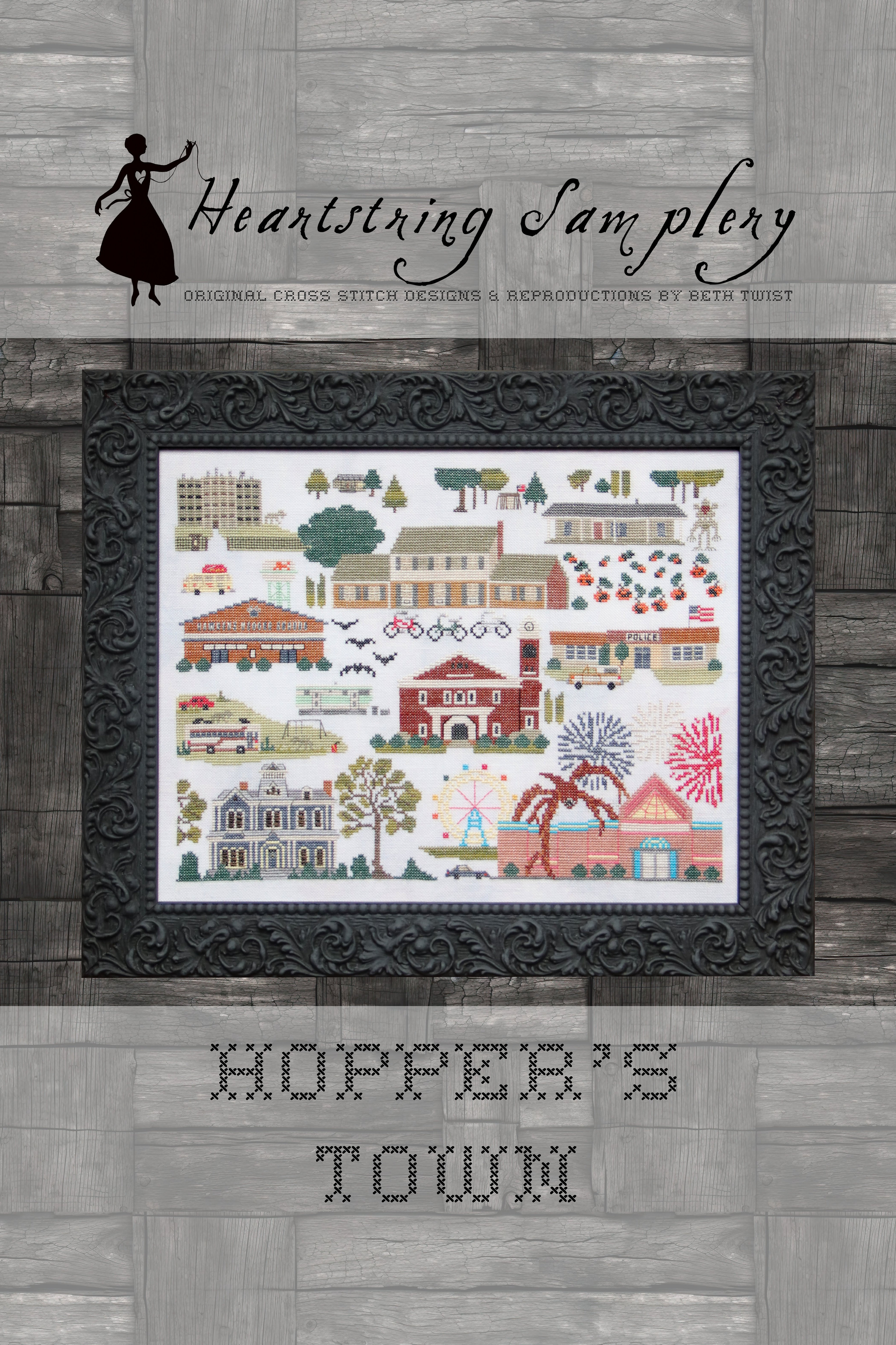 Hopper's Town by Heartstring Samplery - Chart