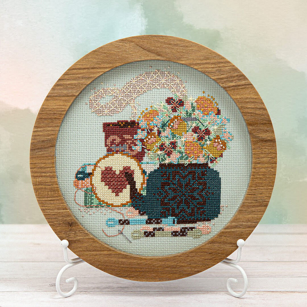 Springtime Sip & Stitch by Counting Puddles