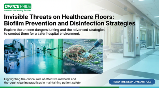 Invisible Threats on Healthcare Floors: Biofilm Prevention and Disinfection Strategies