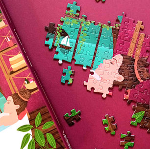 Puzzle adulte 1000 pièces Bain de minuit Bambelle puzzle