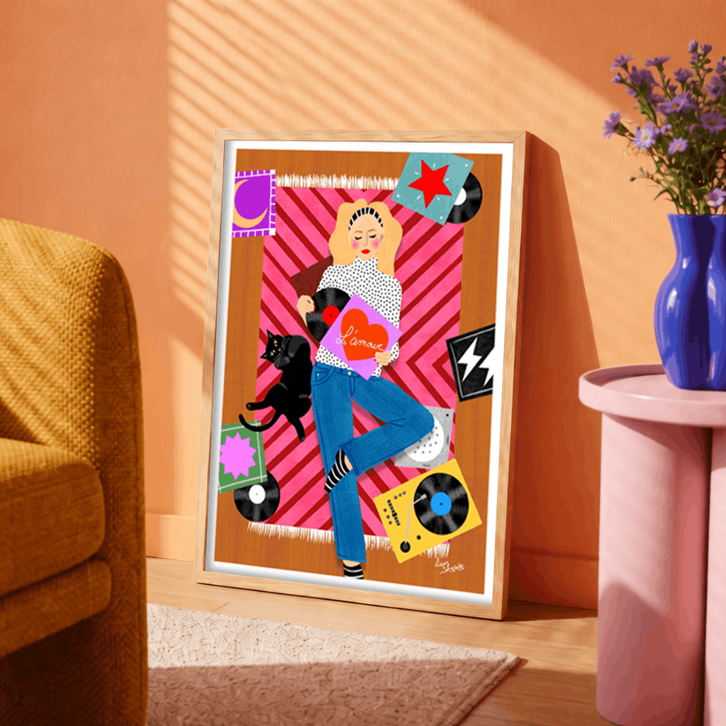 Music loveuse - IMPRESSION D'ART