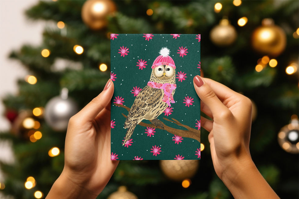 carte pour accompagner cadeau de noel pour femme