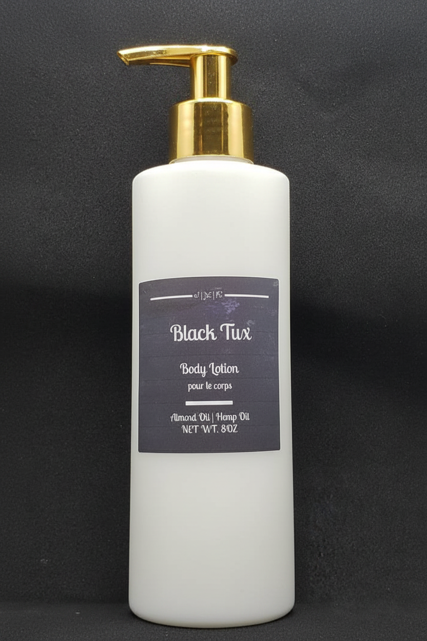 Black Tux Body Lotion for Men 8oz