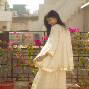 Hiranmayi Ivory Chanderi