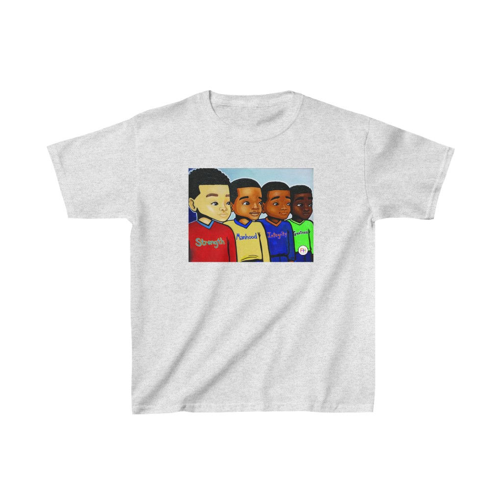 Strength, Manhood, Integrity, Greatness Kids Tee
