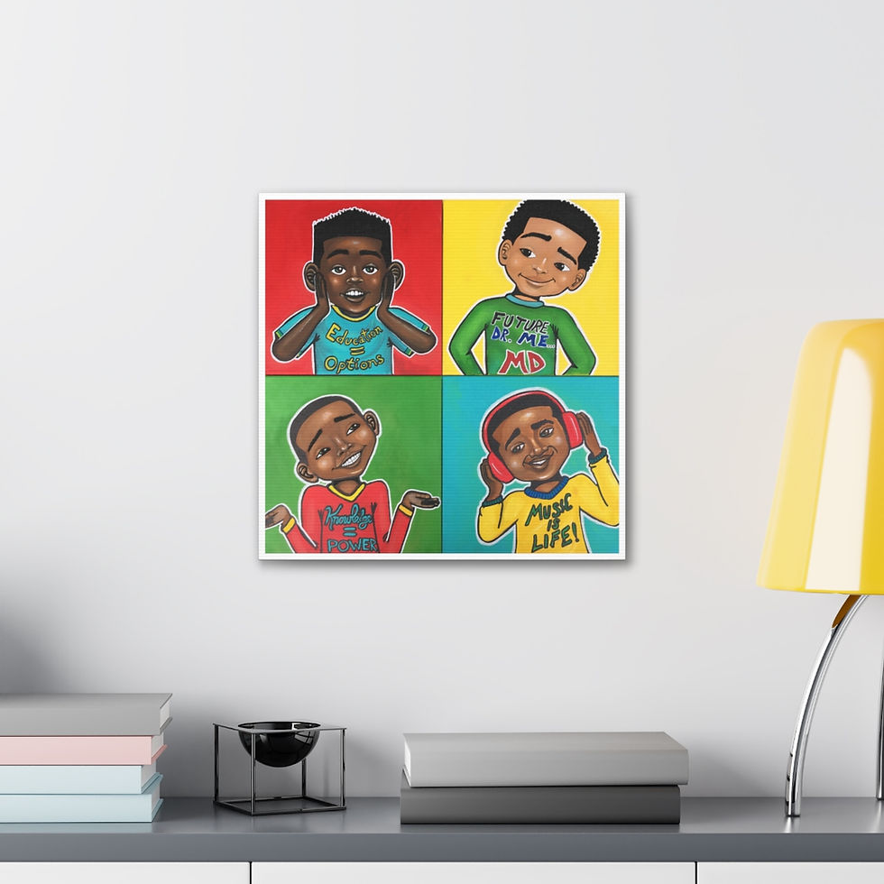 Thumbnail: Four Kings Canvas Gallery Wrap