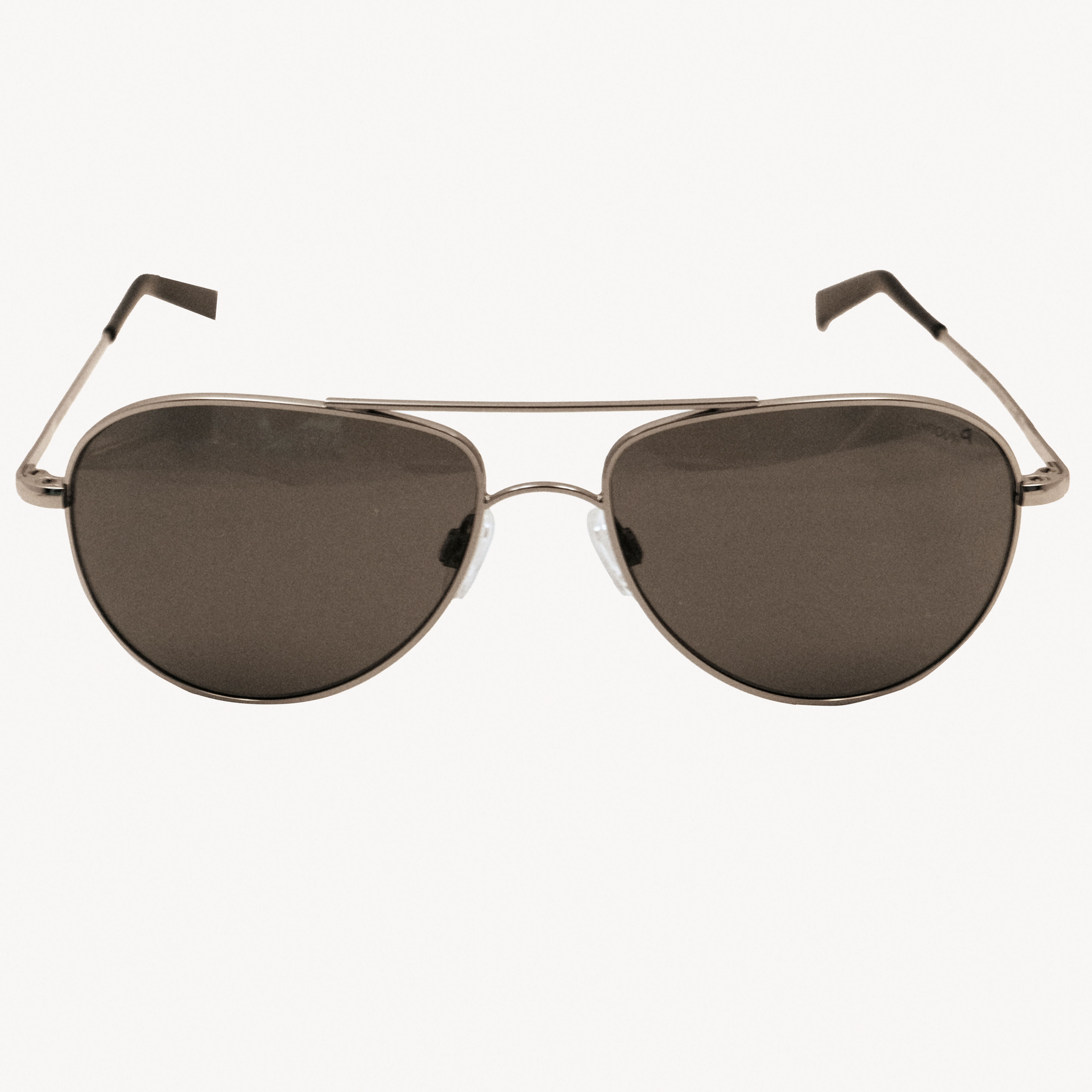 Silver aviator sunglasses