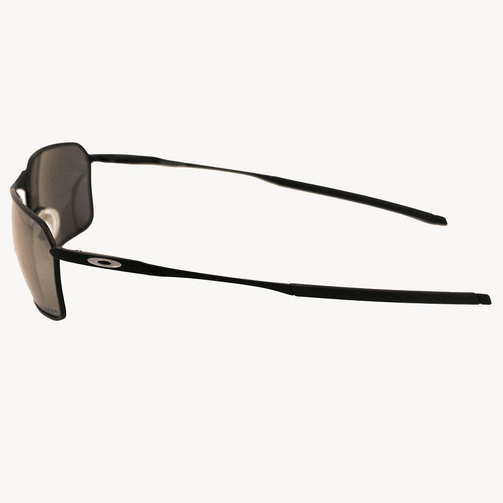 Thumbnail: Black Oakley metal frame sunglasses