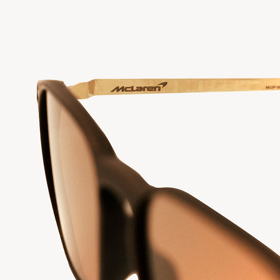 Thumbnail: McClaren branded sunglasses with brown lenses