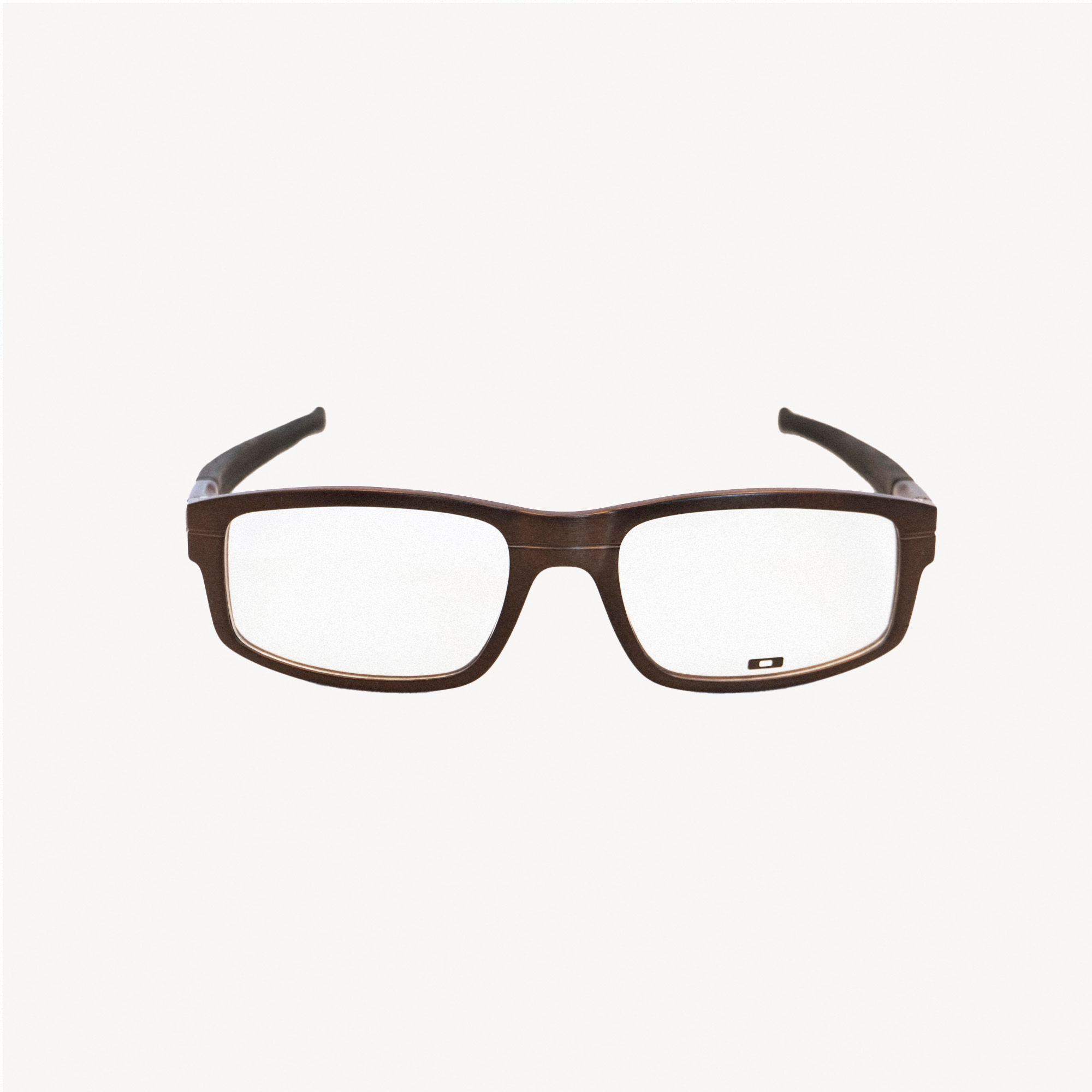 Brown rectangular eyeglasses