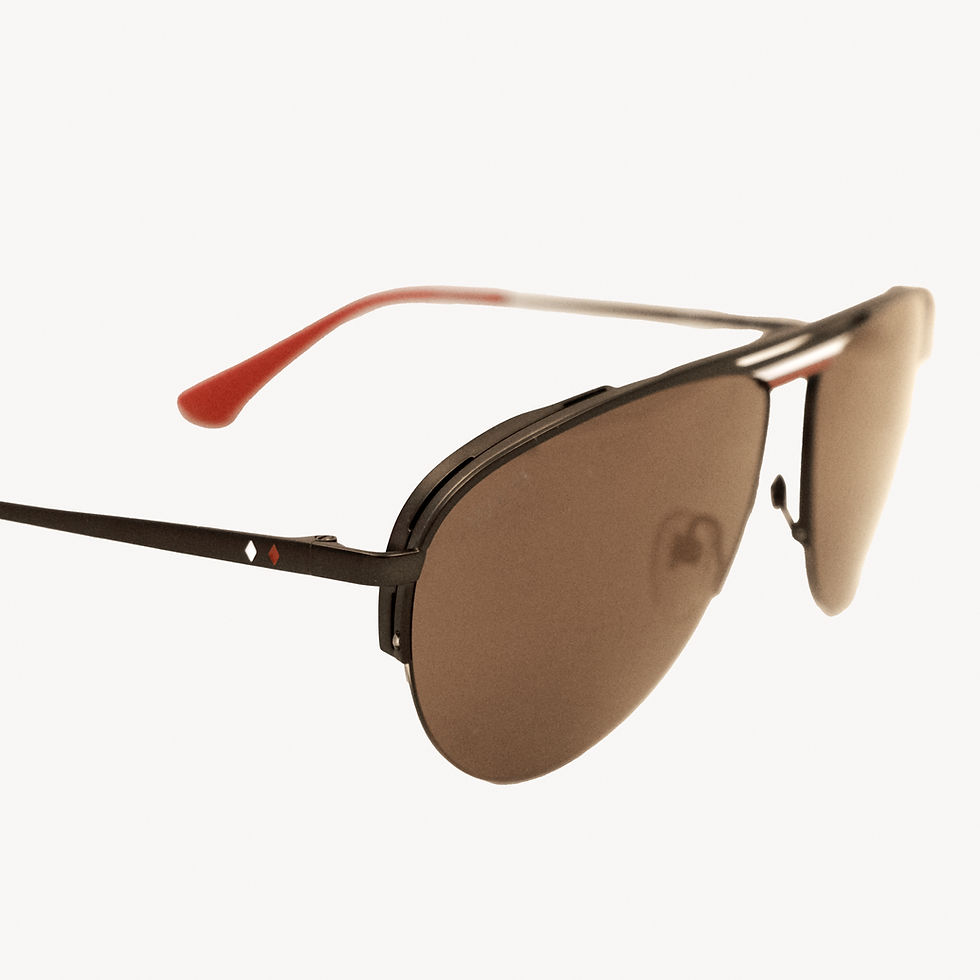 Thumbnail: Brown aviator sunglasses