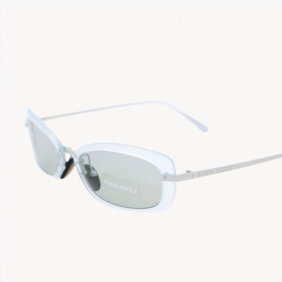 Thumbnail: Stylish light-blue sunglasses