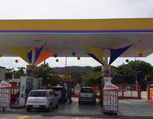 Decoração Posto de Gasolina