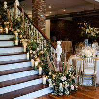 Flowers and candles
