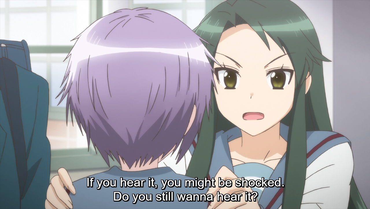 Tsuruya about to slander hard.