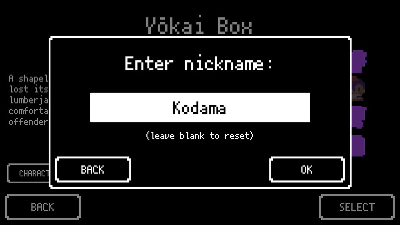 Nickname you shouldn't see.